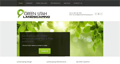 Desktop Screenshot of greenutahlandscaping.com